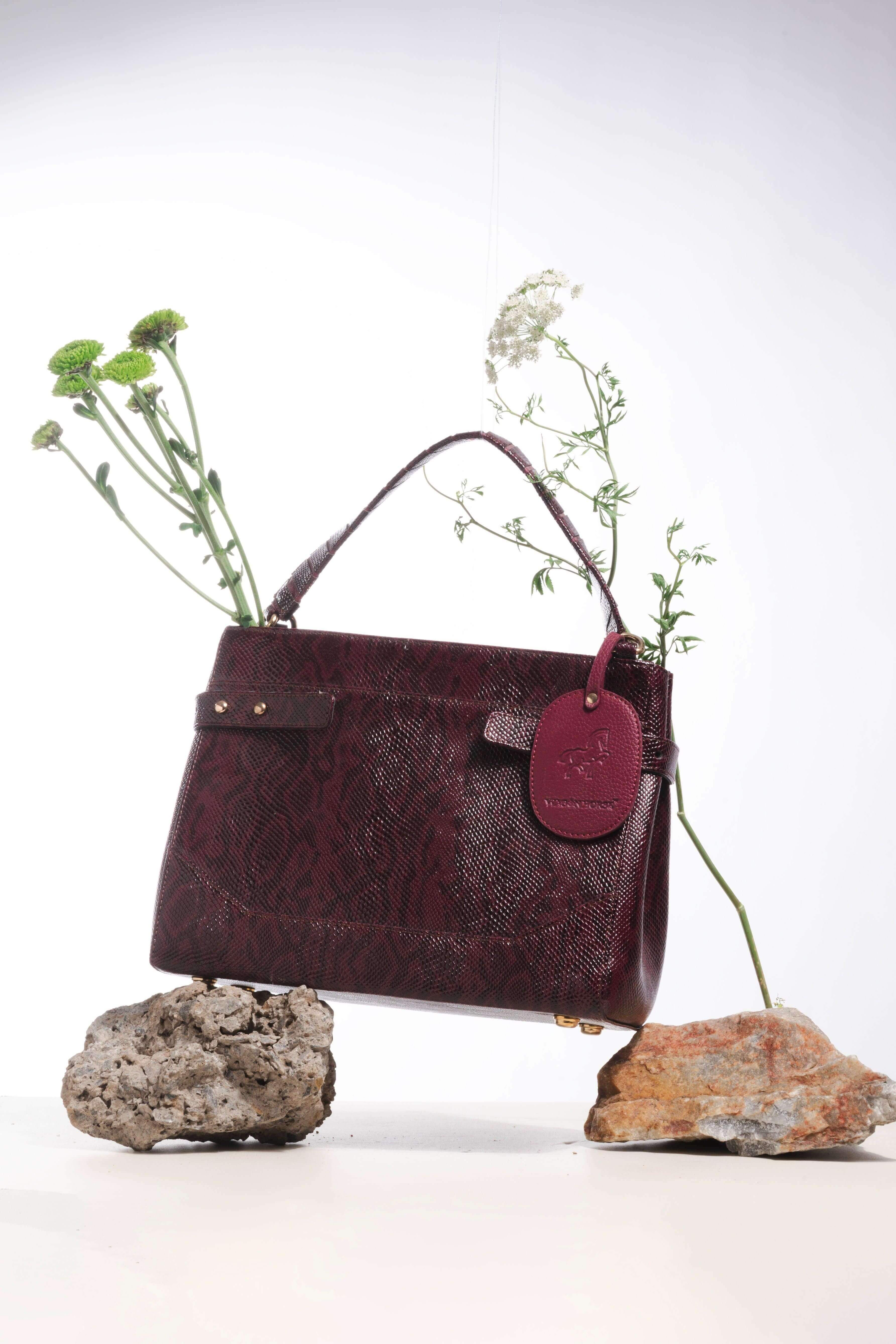 Medusa Croco Bag - Wagon Horse