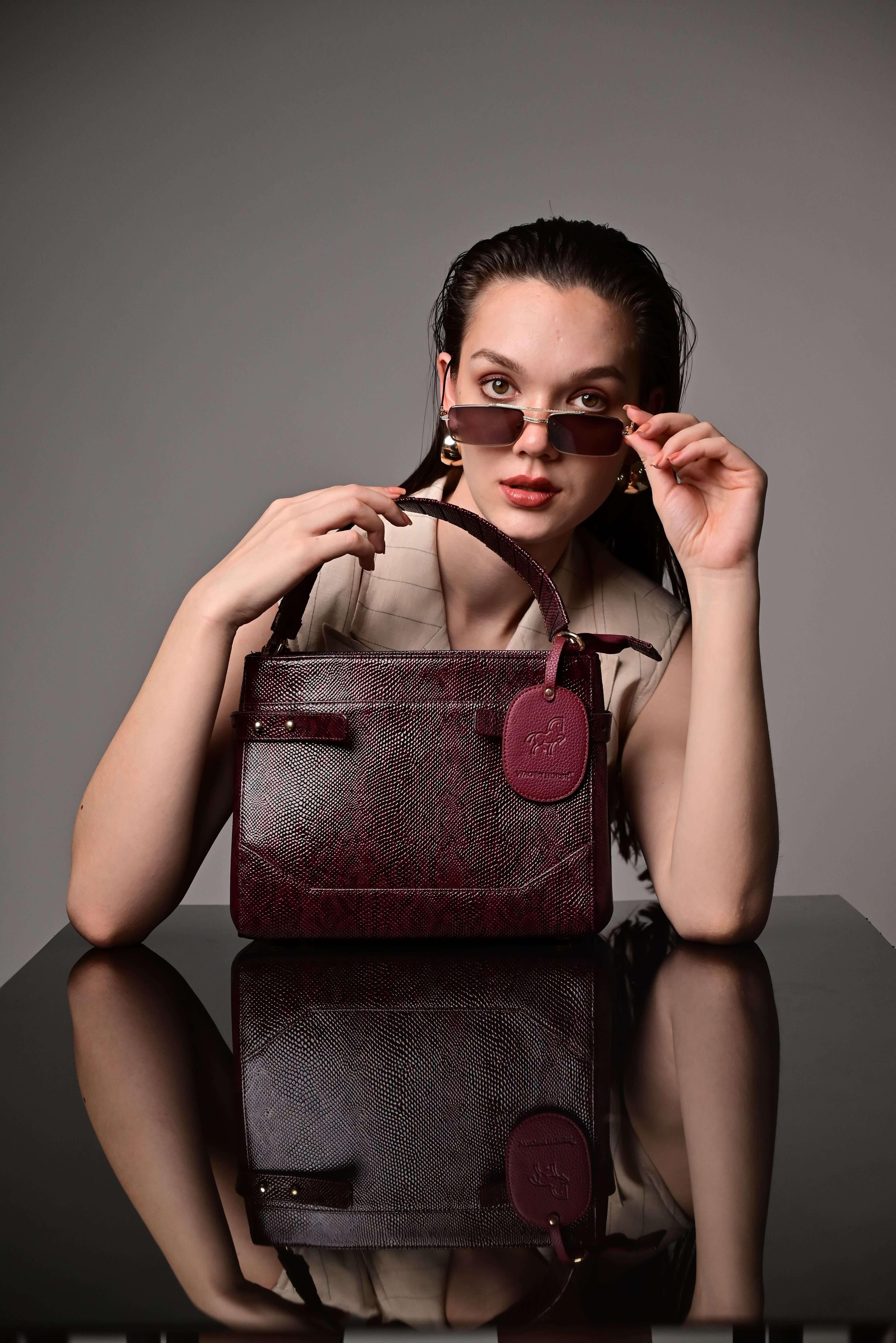 Medusa Croco Bag - Wagon Horse