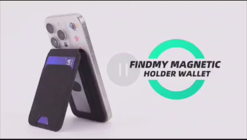 Magsafe flip Wallet with INBUILT Apple Find My – Secure Card Storage & Tracking