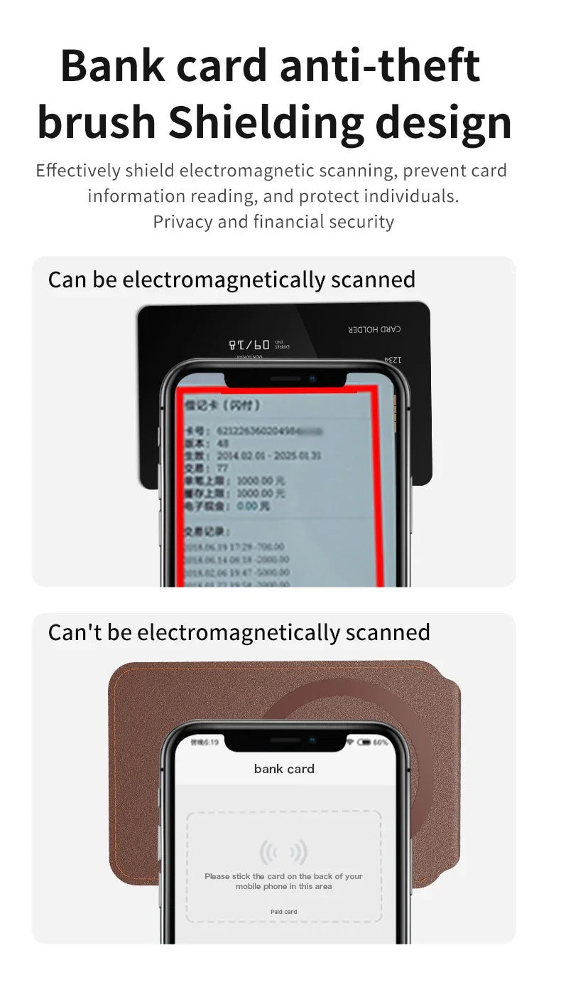 NEVERLOST Magsafe flip Wallet with INBUILT Apple Find My – Secure Card Storage & Tracking - Wagon Horse