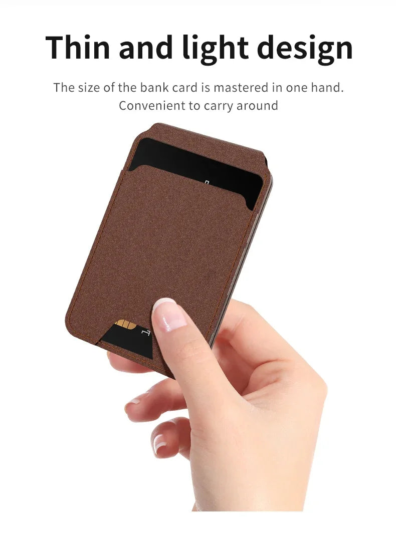 NEVERLOST Magsafe flip Wallet with INBUILT Apple Find My – Secure Card Storage & Tracking - Wagon Horse