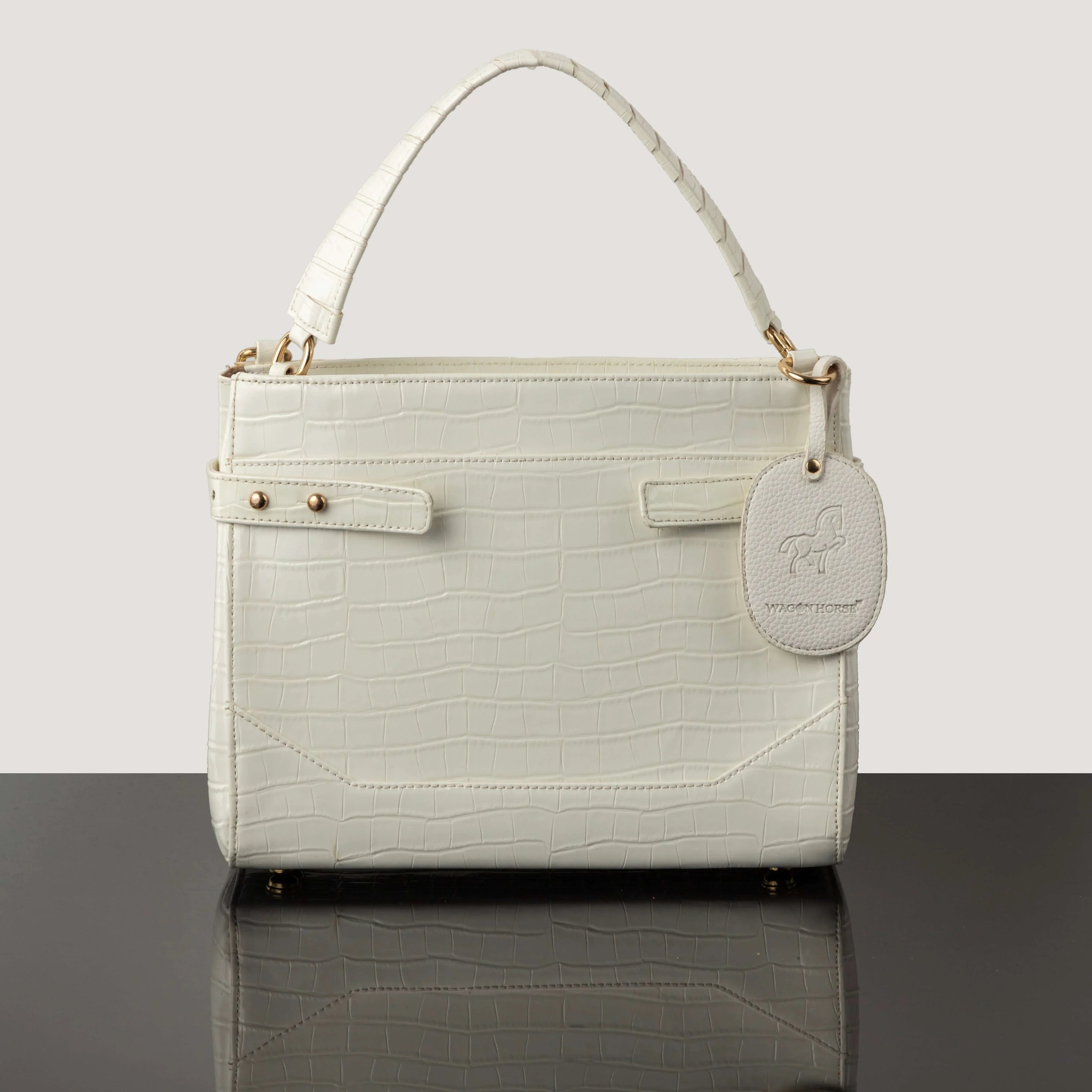 Medusa Croco Bag - Wagon Horse