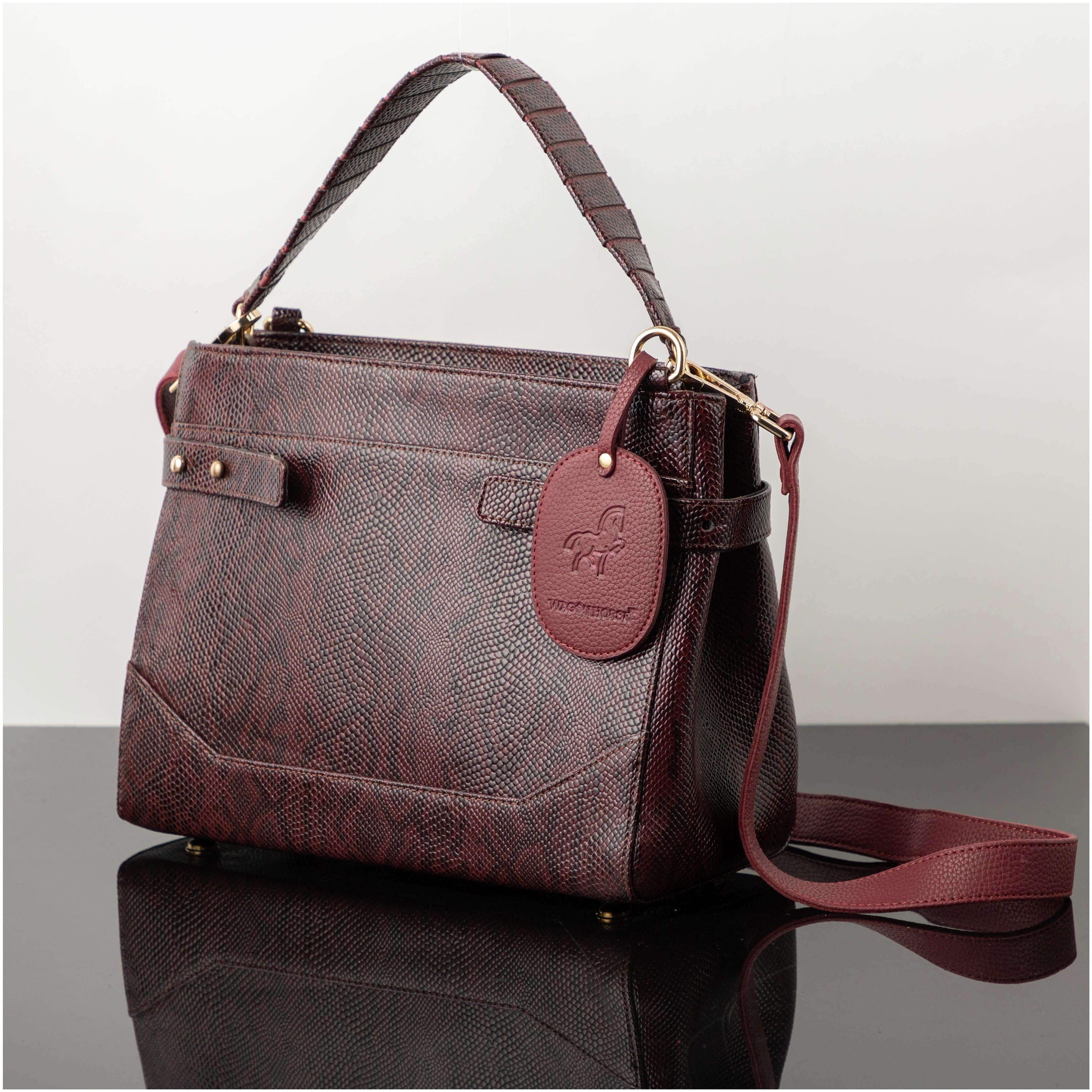 Medusa Croco Bag - Wagon Horse