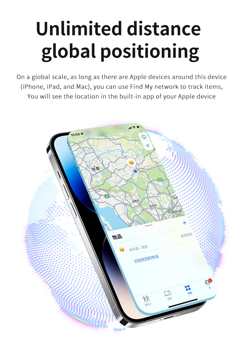 NEVERLOST MagSafe Cardholder with INBUILT Apple Find My – Secure Card Storage & Tracking