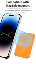 NEVERLOST MagSafe Cardholder with INBUILT Apple Find My – Secure Card Storage & Tracking