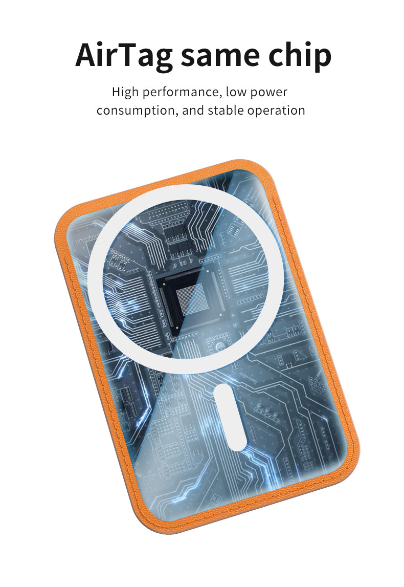 NEVERLOST MagSafe Cardholder with INBUILT Apple Find My – Secure Card Storage & Tracking