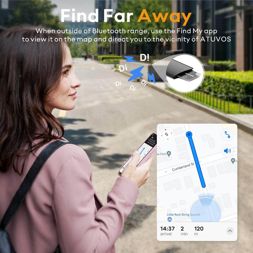 NEVERLOST wallet tracker Card (apple MFI certified) (ios only)