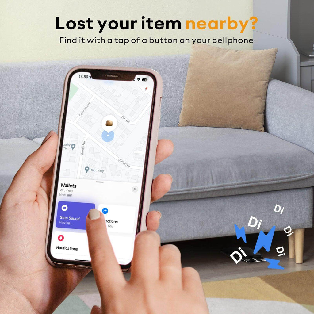 NEVERLOST wallet tracker Card (apple MFI certified) (ios only)