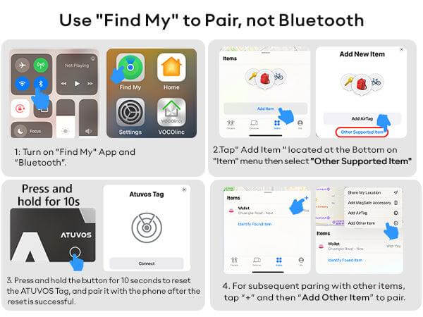NEVERLOST wallet tracker Card (apple MFI certified) (ios only)