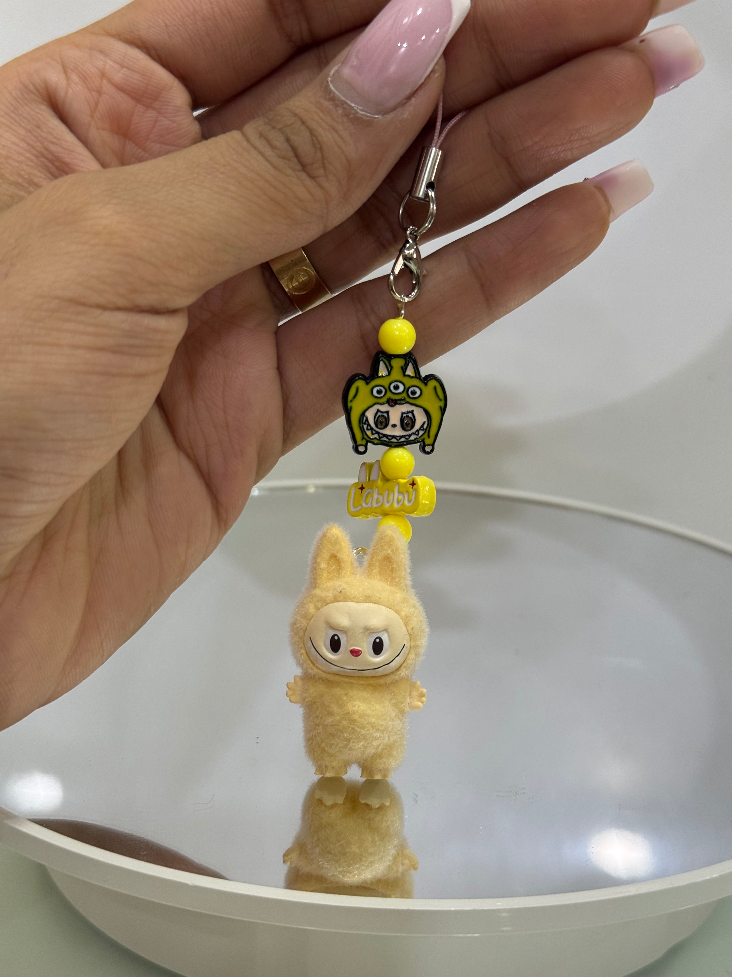 Mini labubu charm