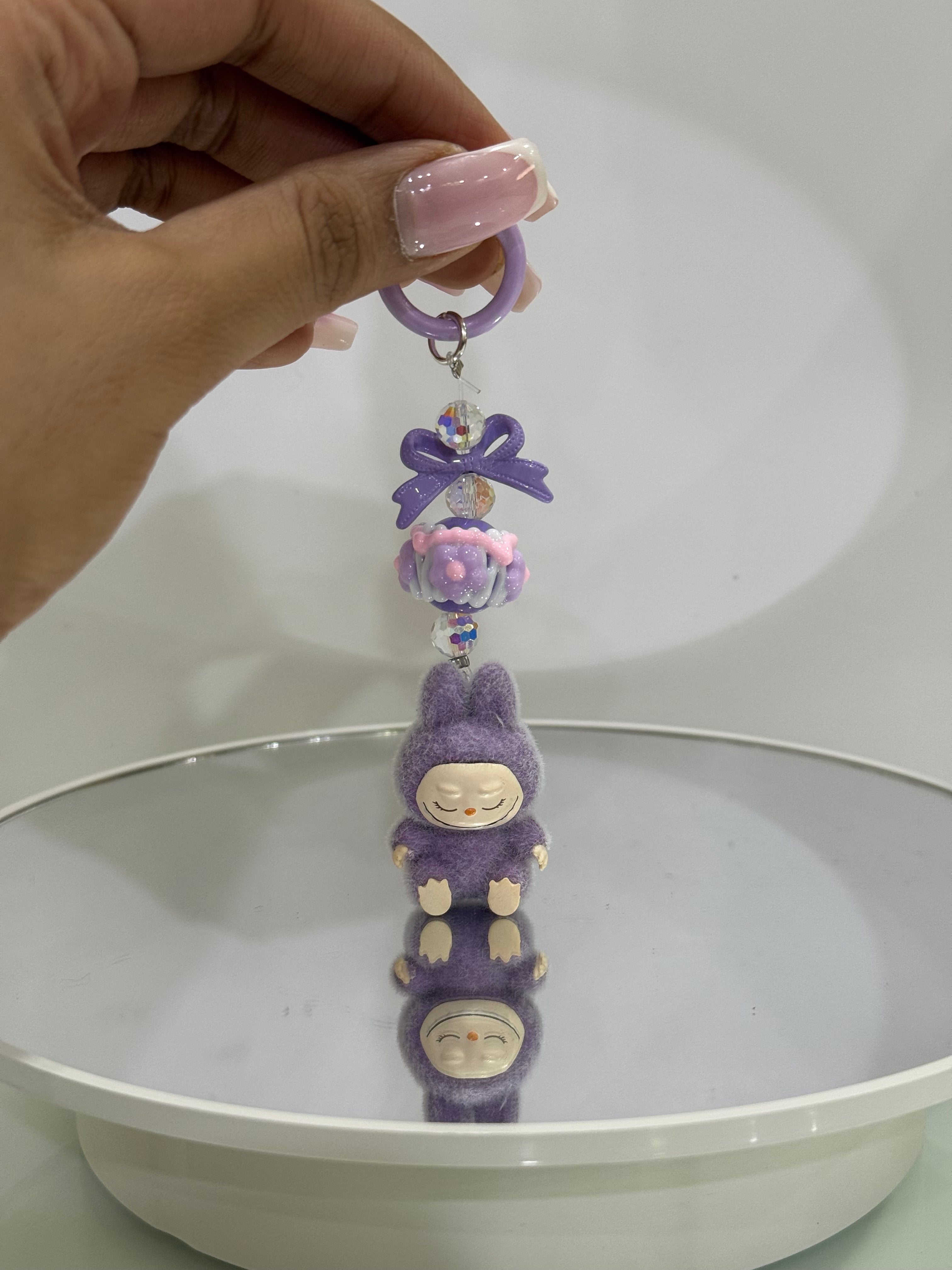Mini labubu charm