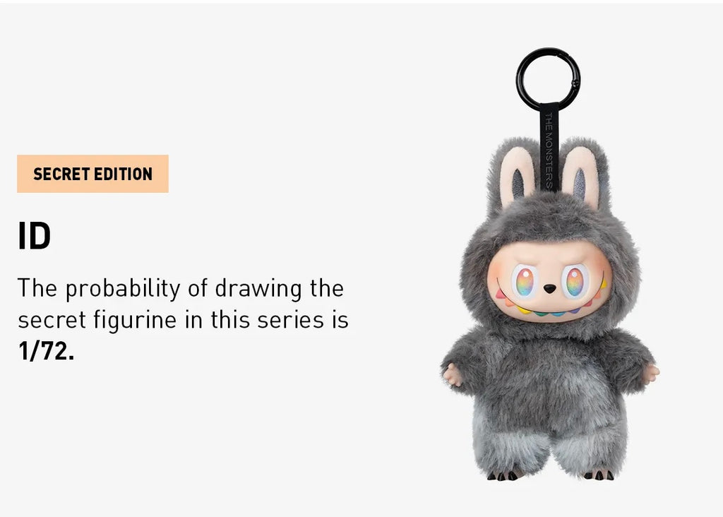 THE MONSTERS Big into Energy Series-Vinyl Plush Pendant secret edition