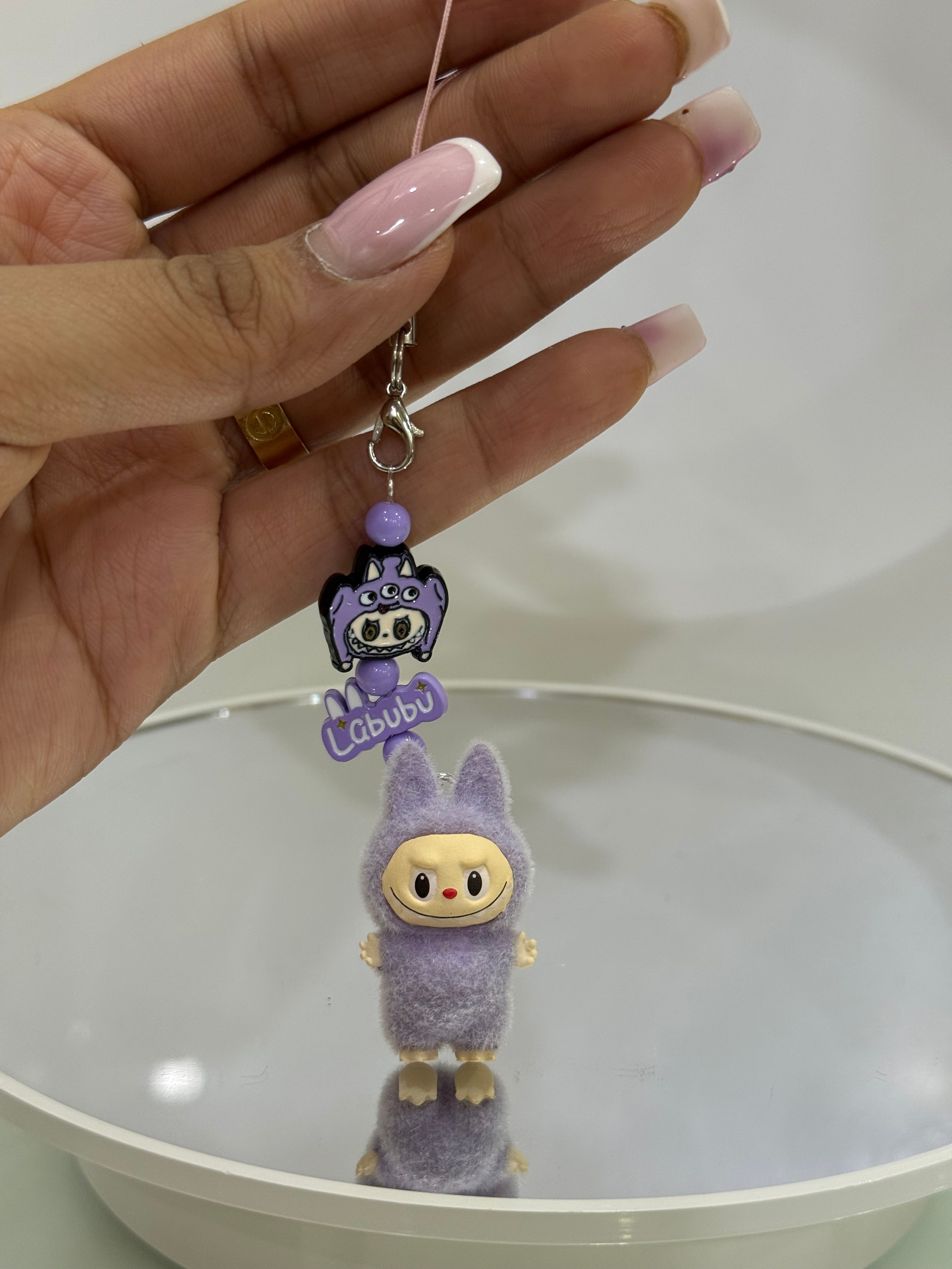 Mini labubu charm