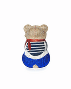 Spencer Bear Blue clutch