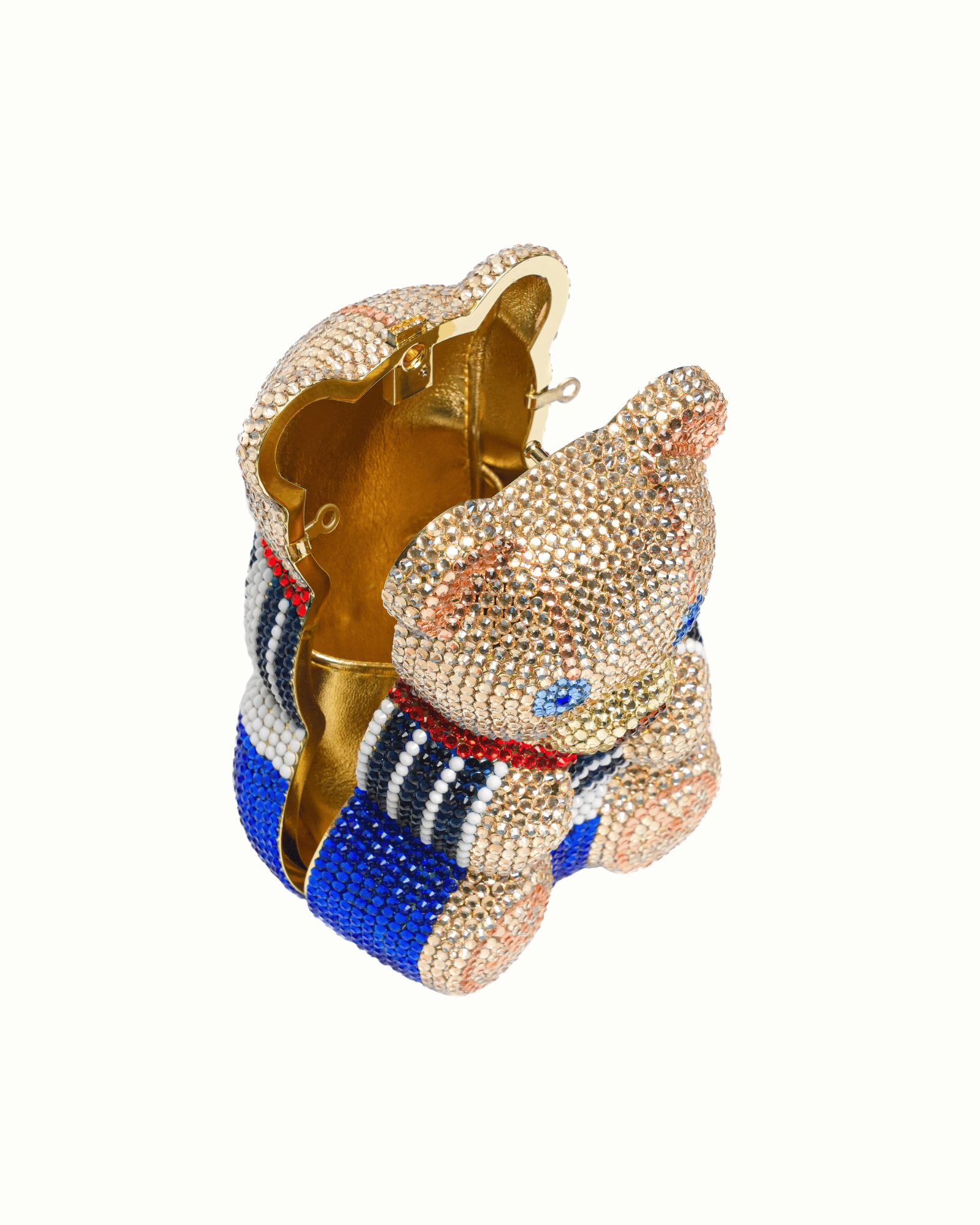 Spencer Bear Blue clutch