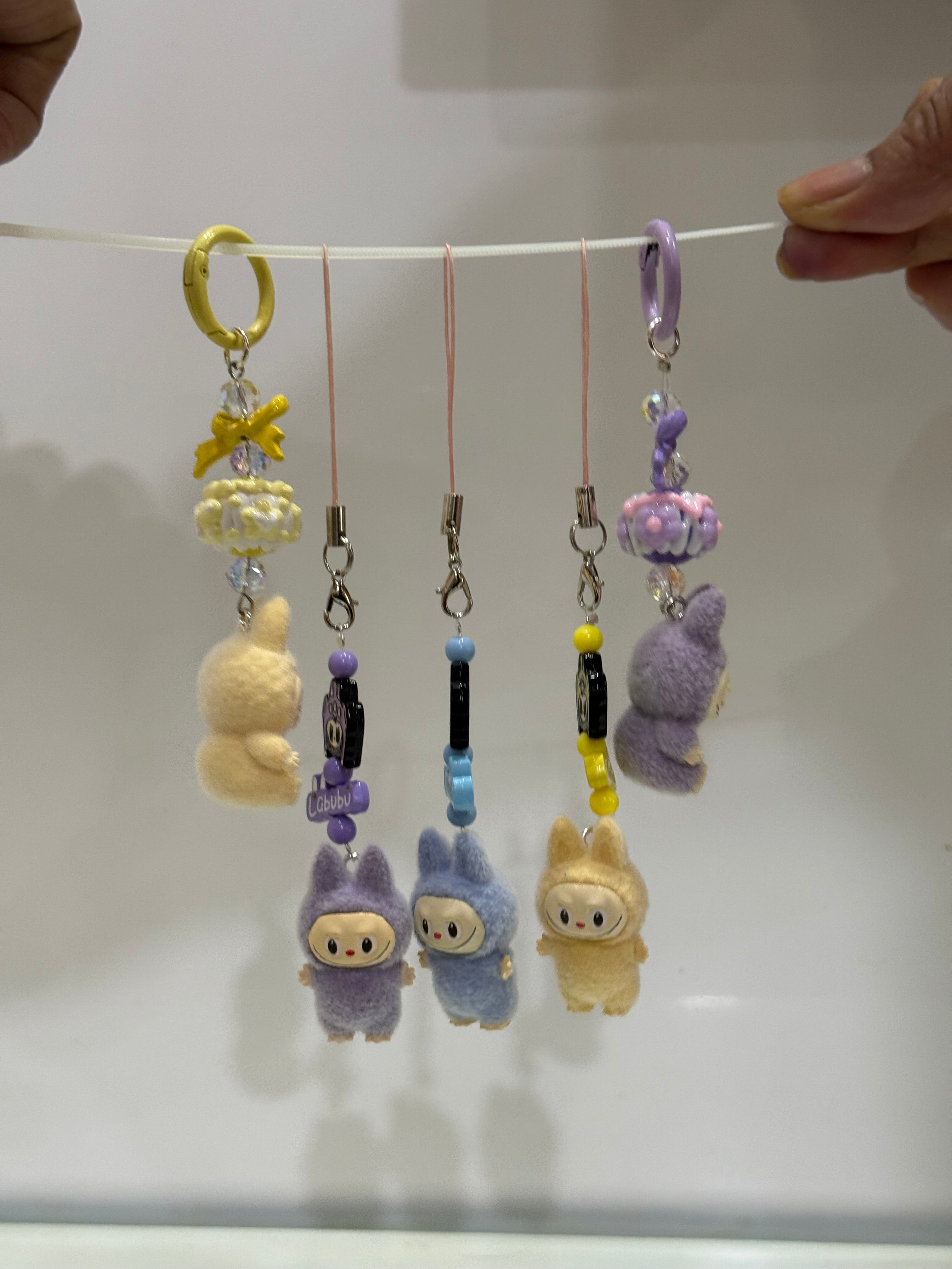 Mini labubu charm