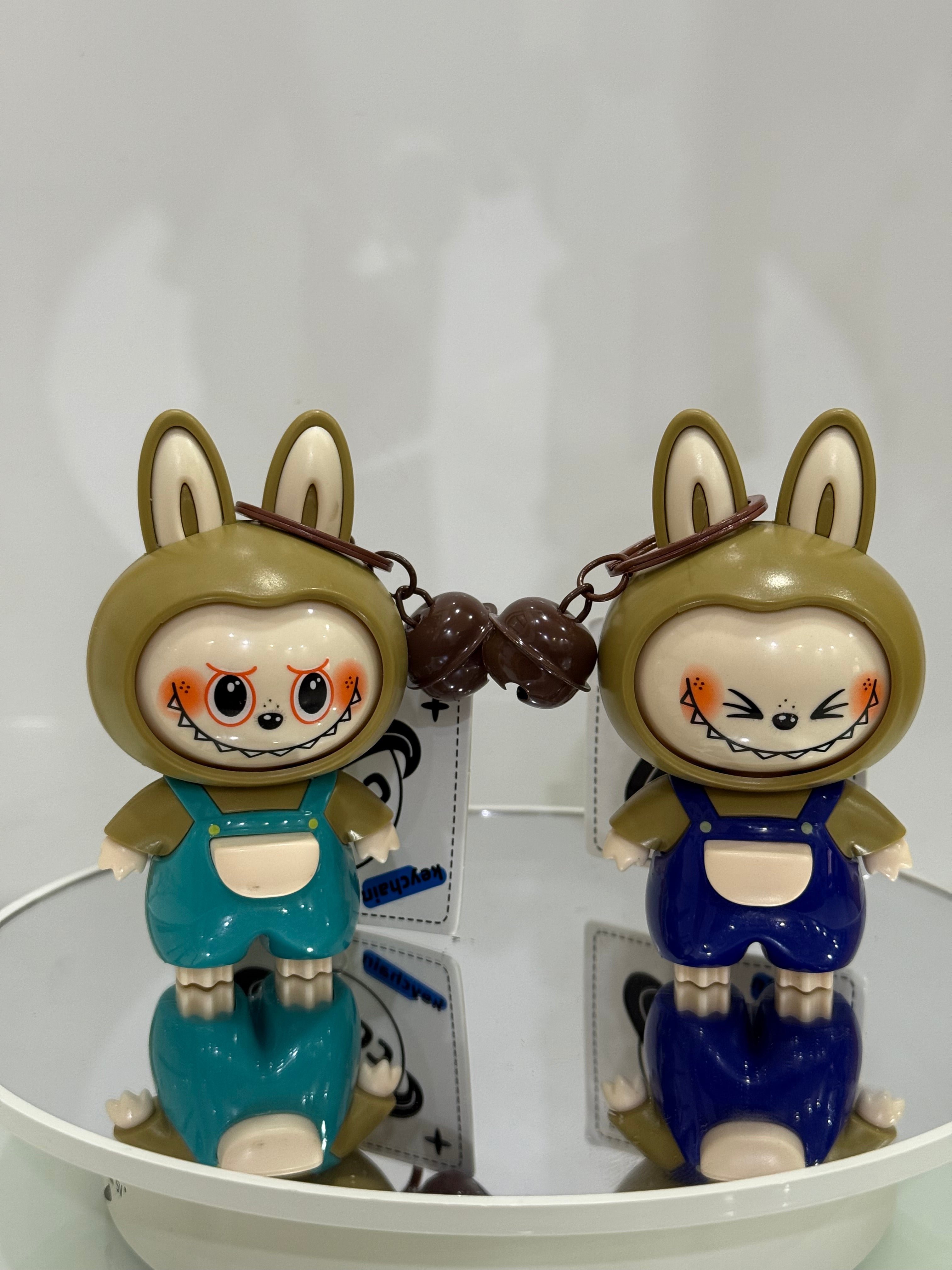 Face changing labubu charm