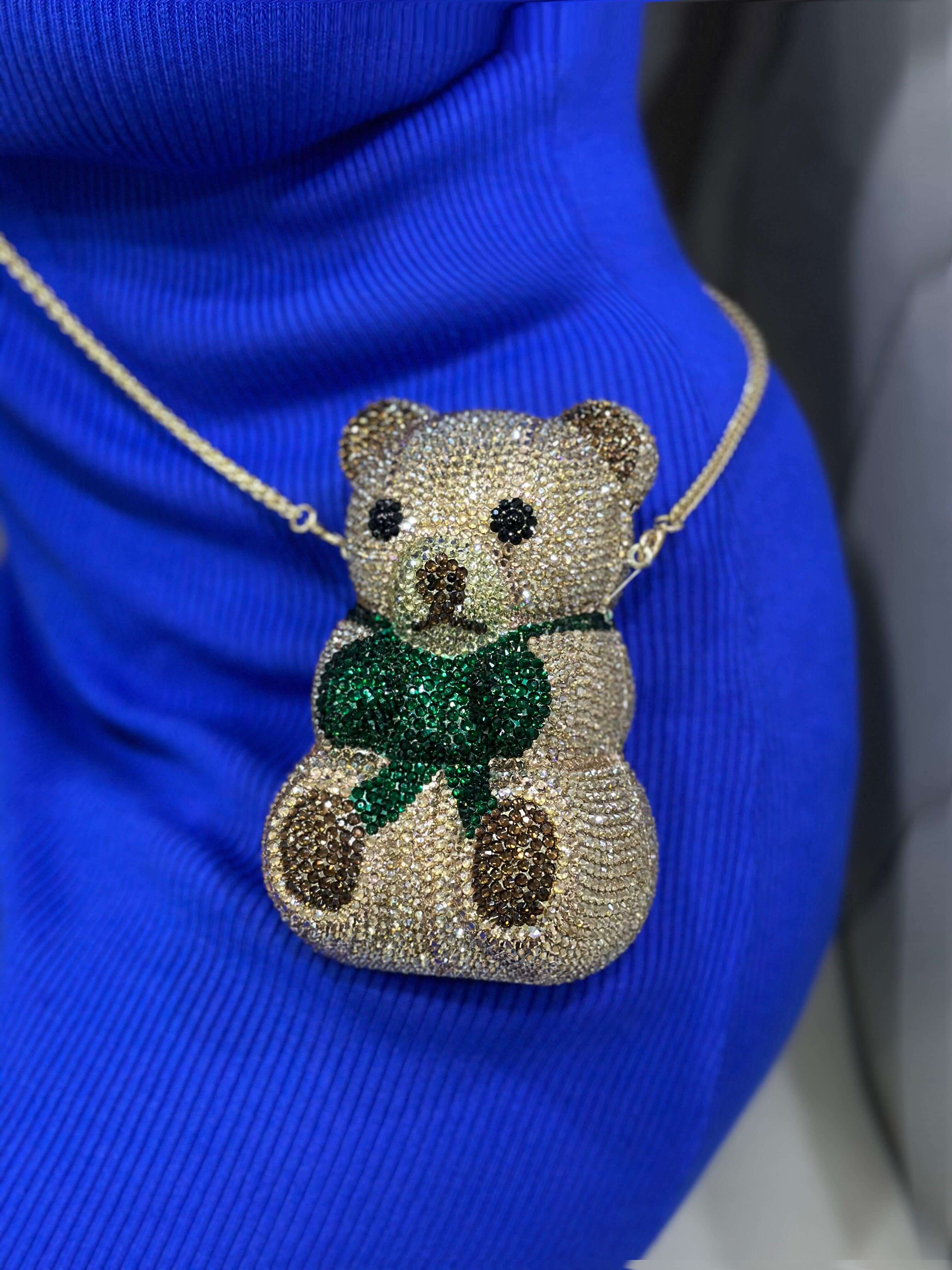 Spencer Bear Golden Clutch