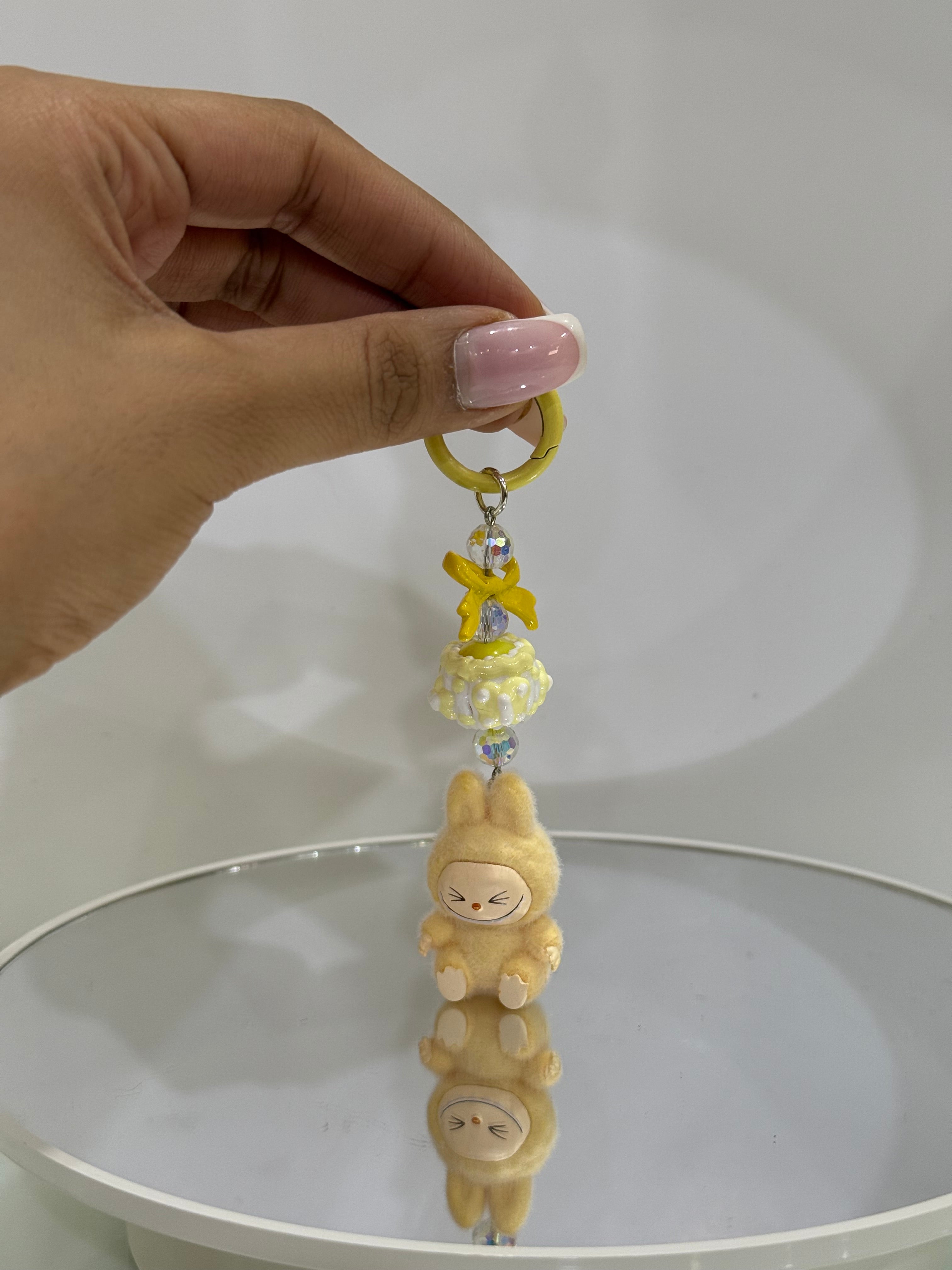 Mini labubu charm