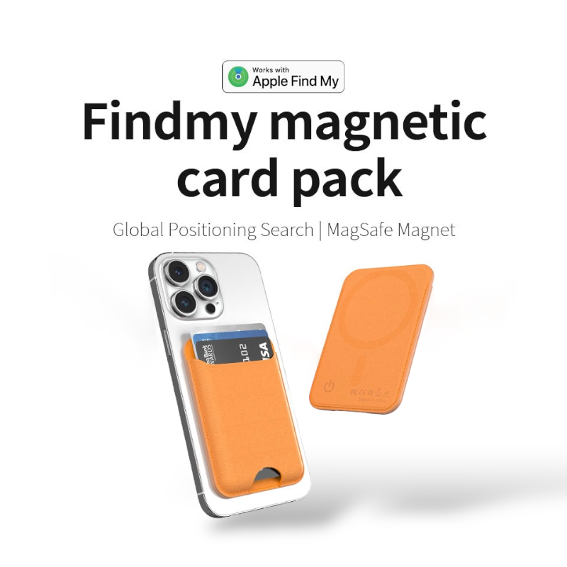 NEVERLOST MagSafe Cardholder with INBUILT Apple Find My – Secure Card Storage & Tracking