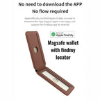 Magsafe flip Wallet with INBUILT Apple Find My – Secure Card Storage & Tracking