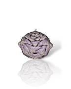 Peony Amethyst Clutch