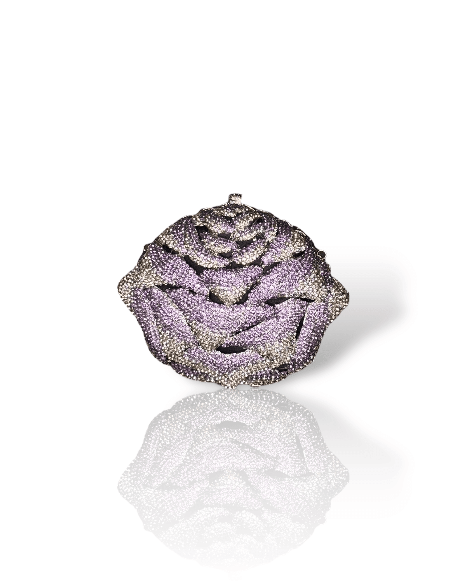 Peony Amethyst Clutch