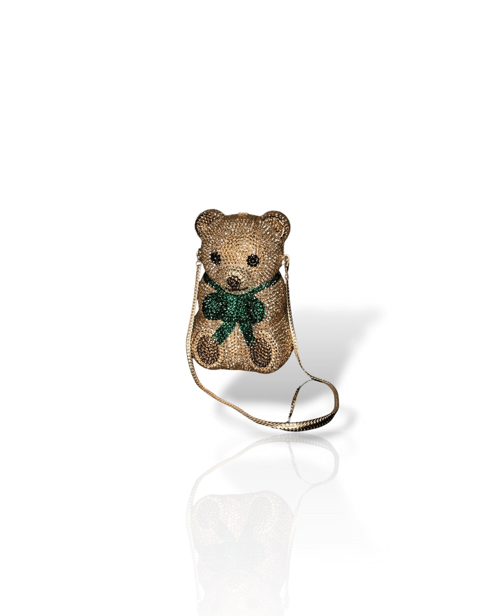 Spencer Bear Golden Clutch