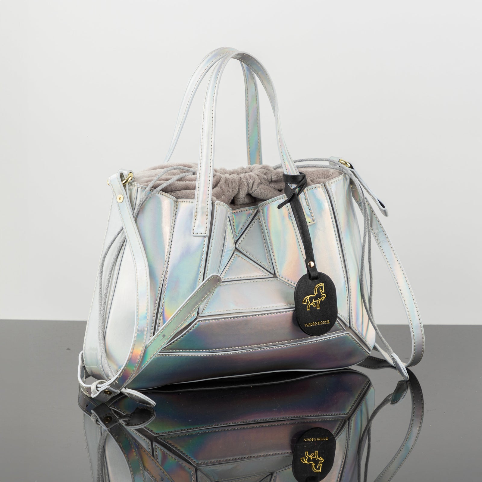 Prism Handbag silver