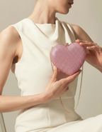 Pink Heart Clutch