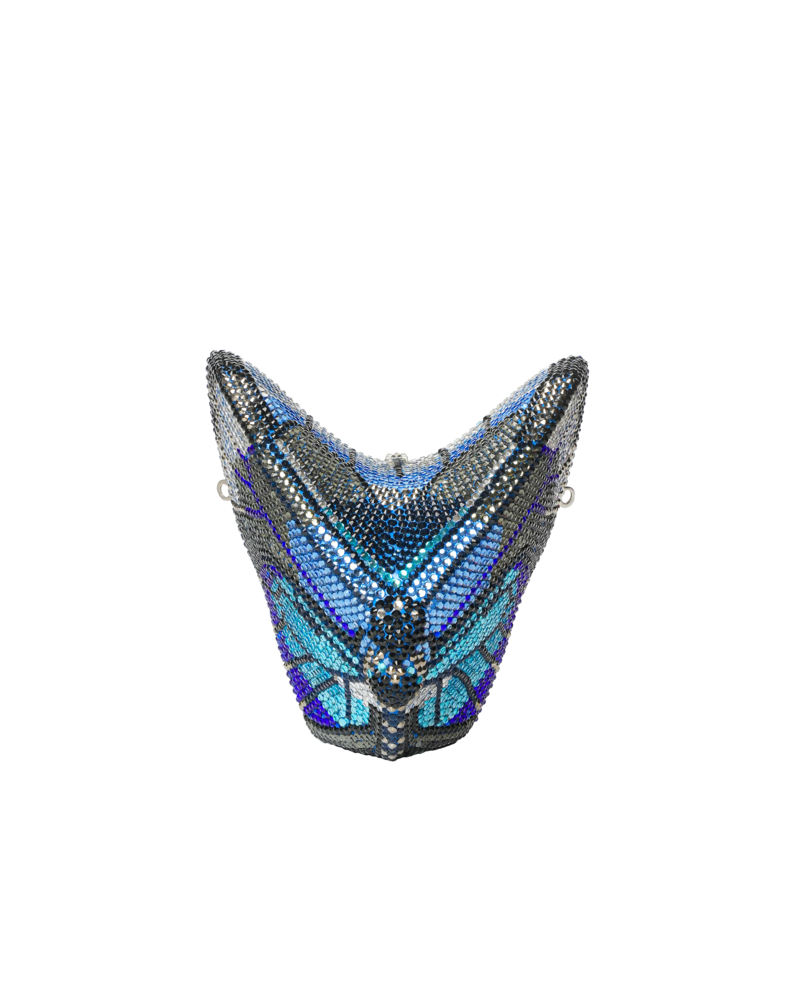 Butterfly Blue Clutch