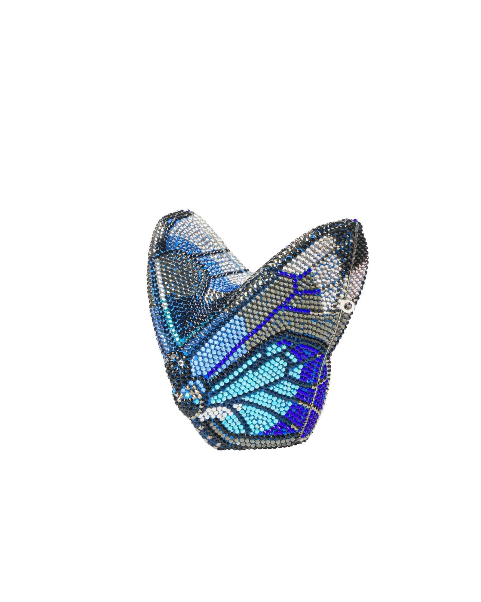 Butterfly Blue Clutch
