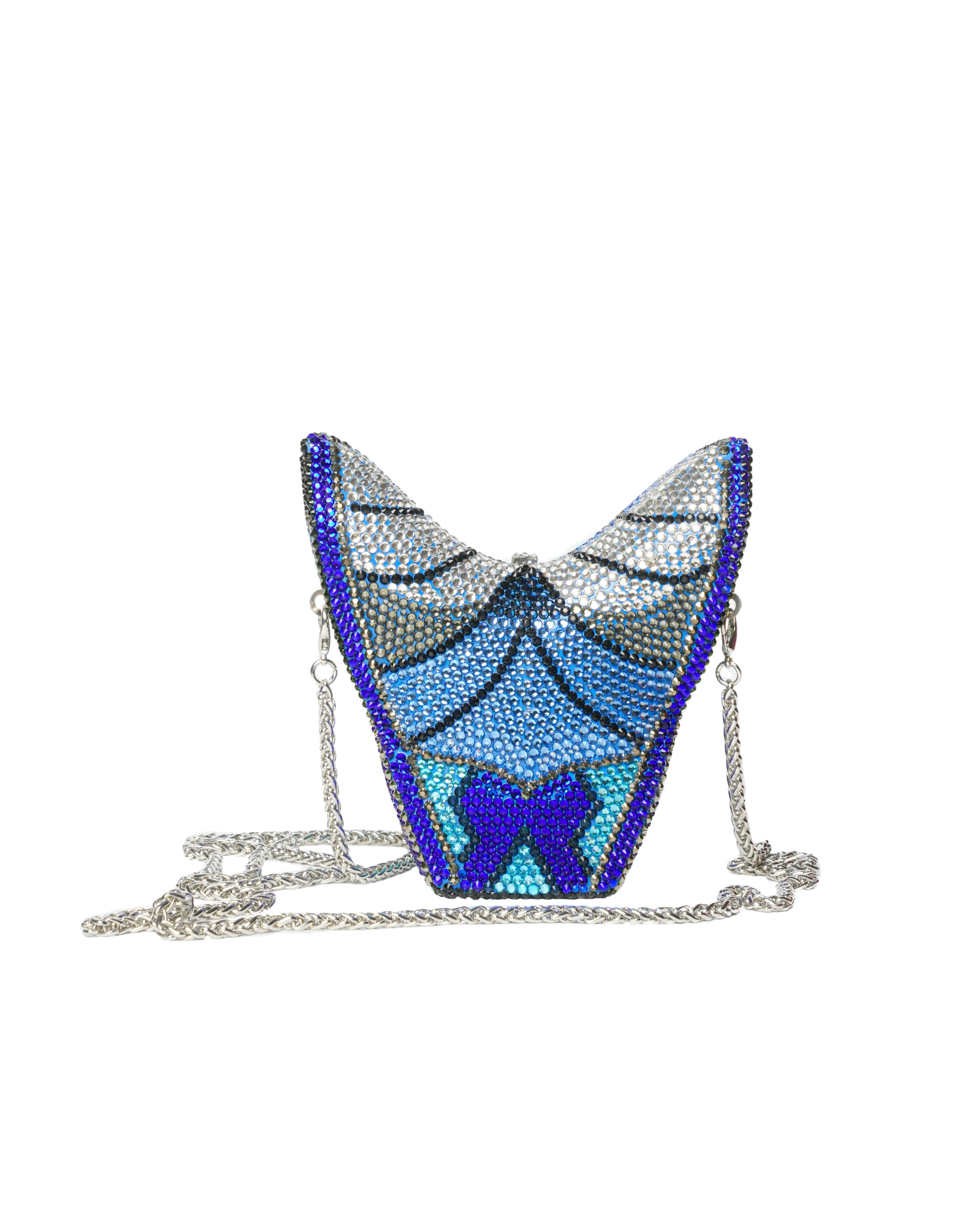 Butterfly Blue Clutch