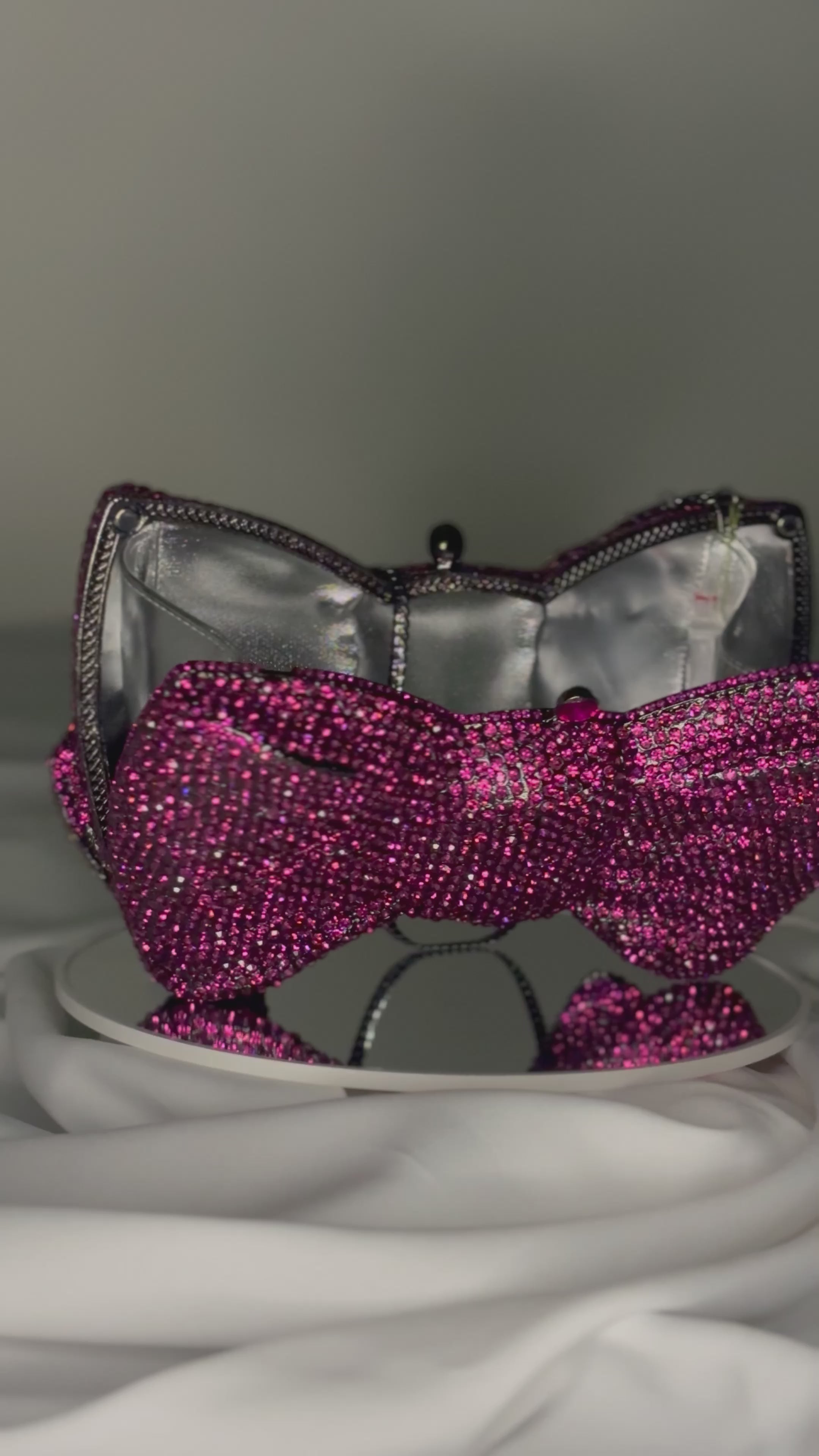 Pink Bow Clutch