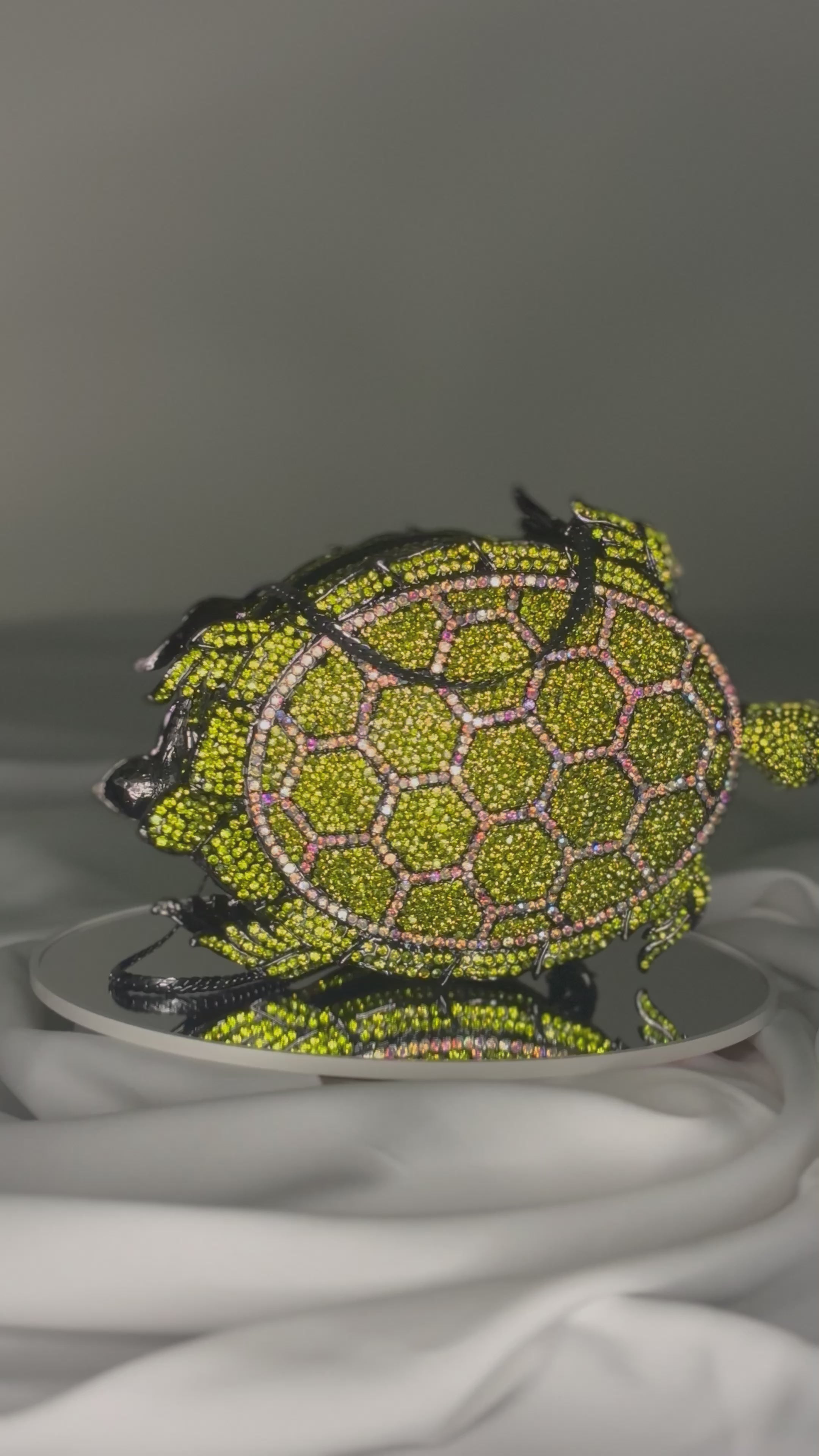 Turtle Olive Clutch