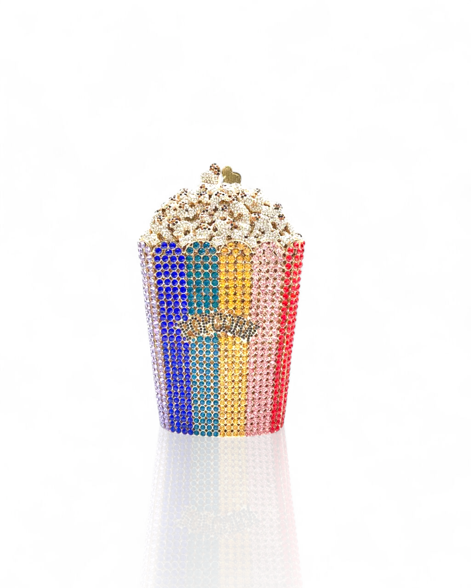 Rainbow Popcorn clutch