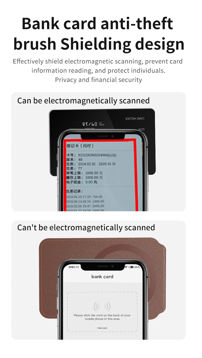 NEVERLOST Magsafe flip Wallet with INBUILT Apple Find My – Secure Card Storage & Tracking