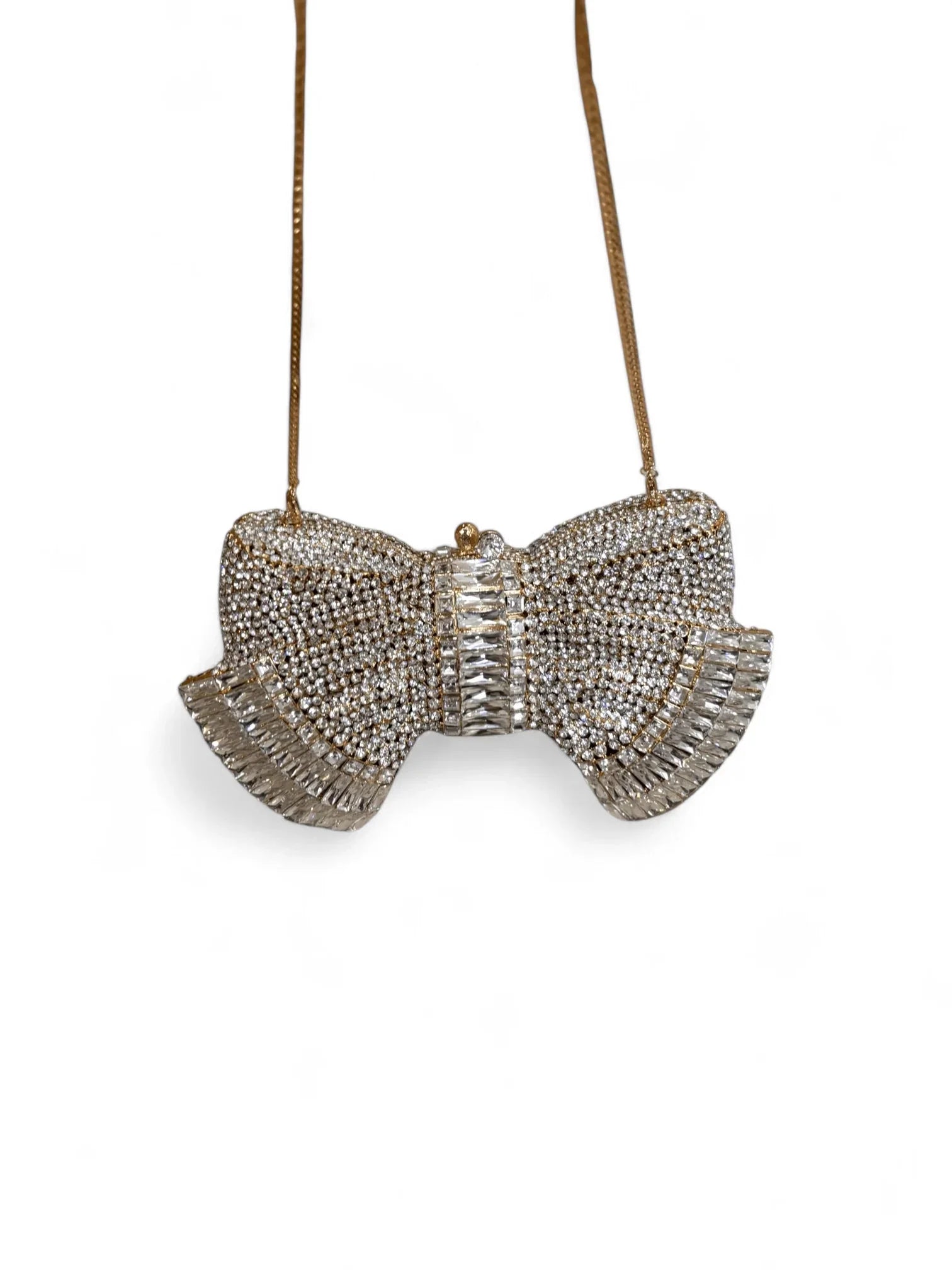 Bow Clutch Silver gold - Wagon Horse