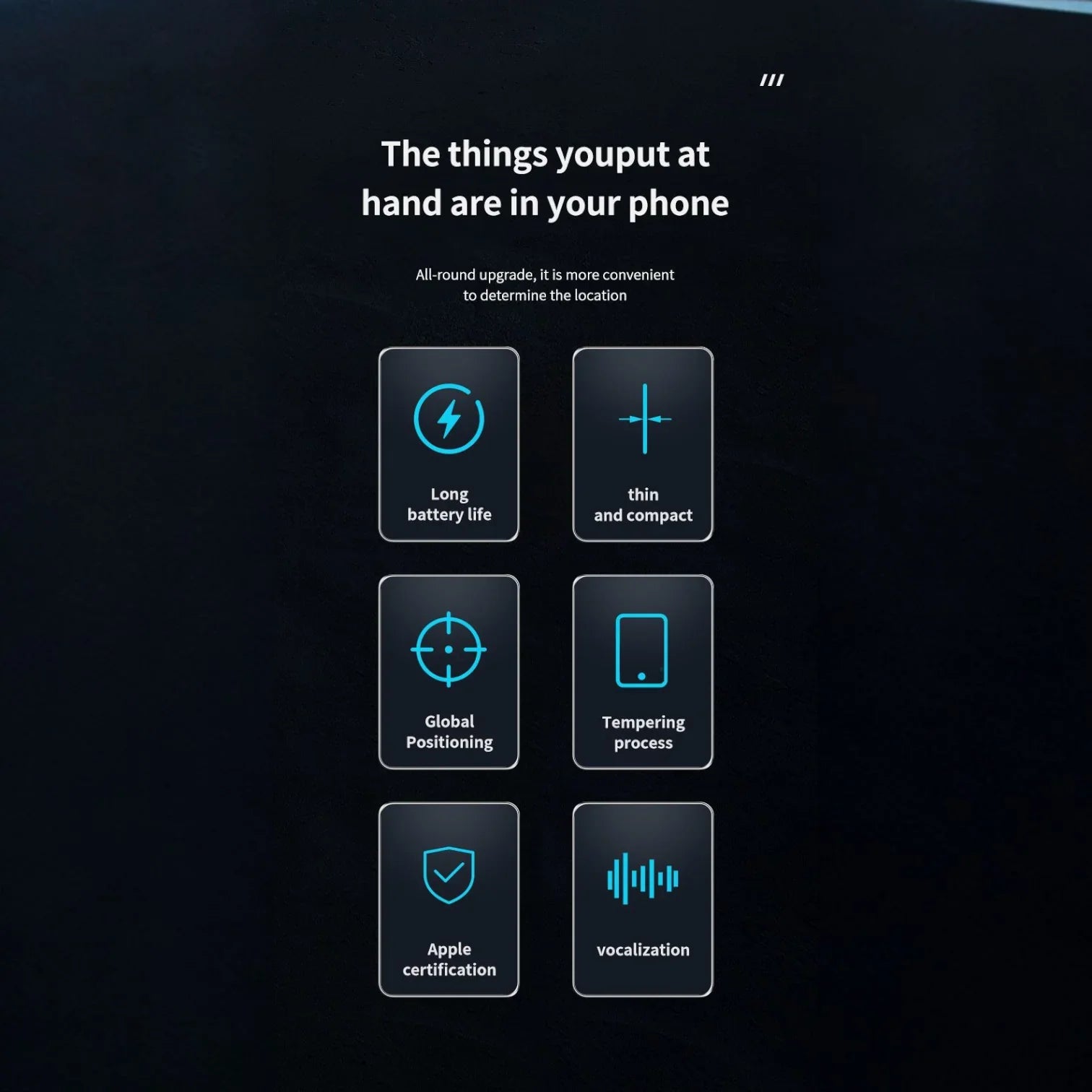 NEVERLOST Card finder (apple MFI certified) (iOS only)