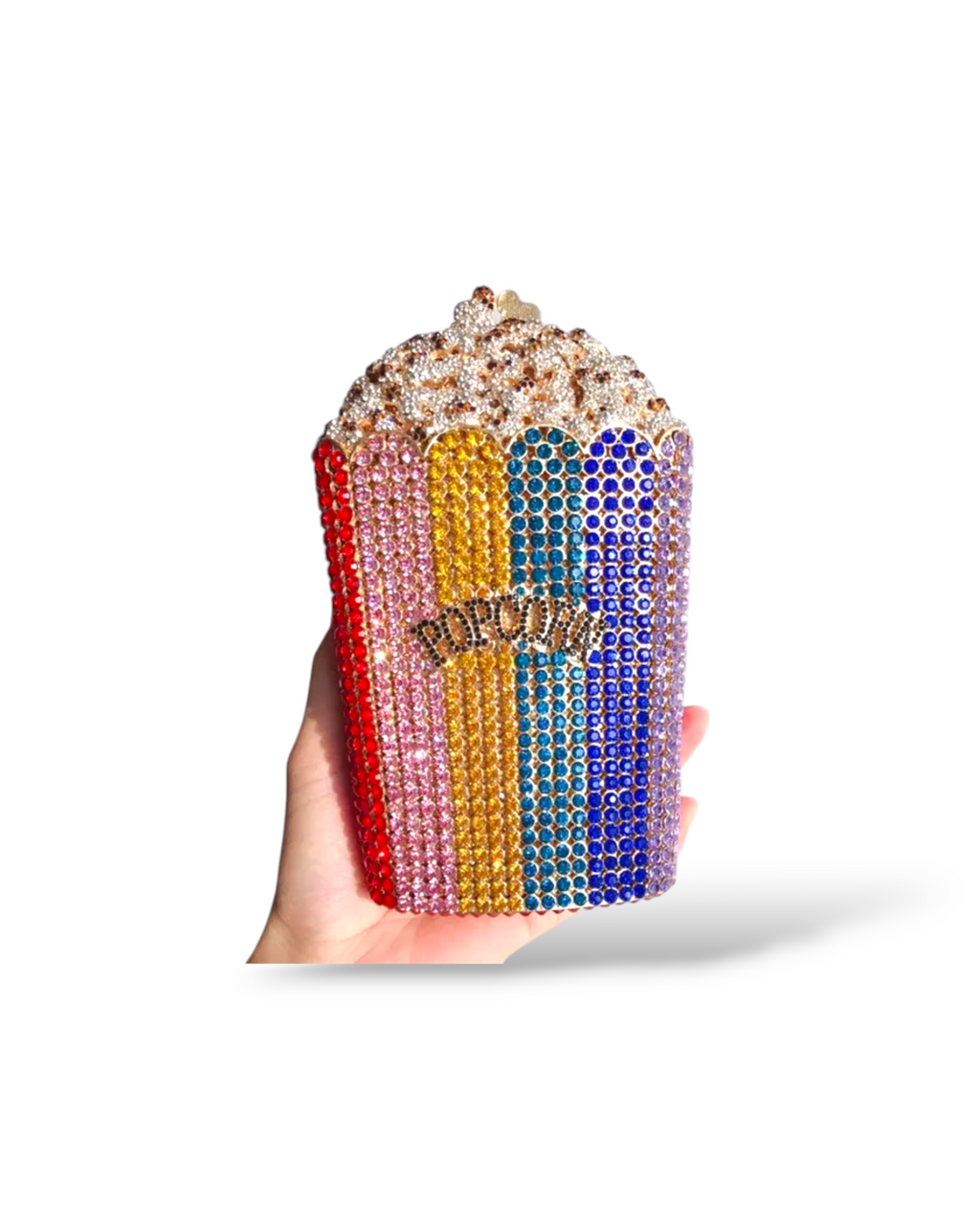 Rainbow Popcorn Clutch