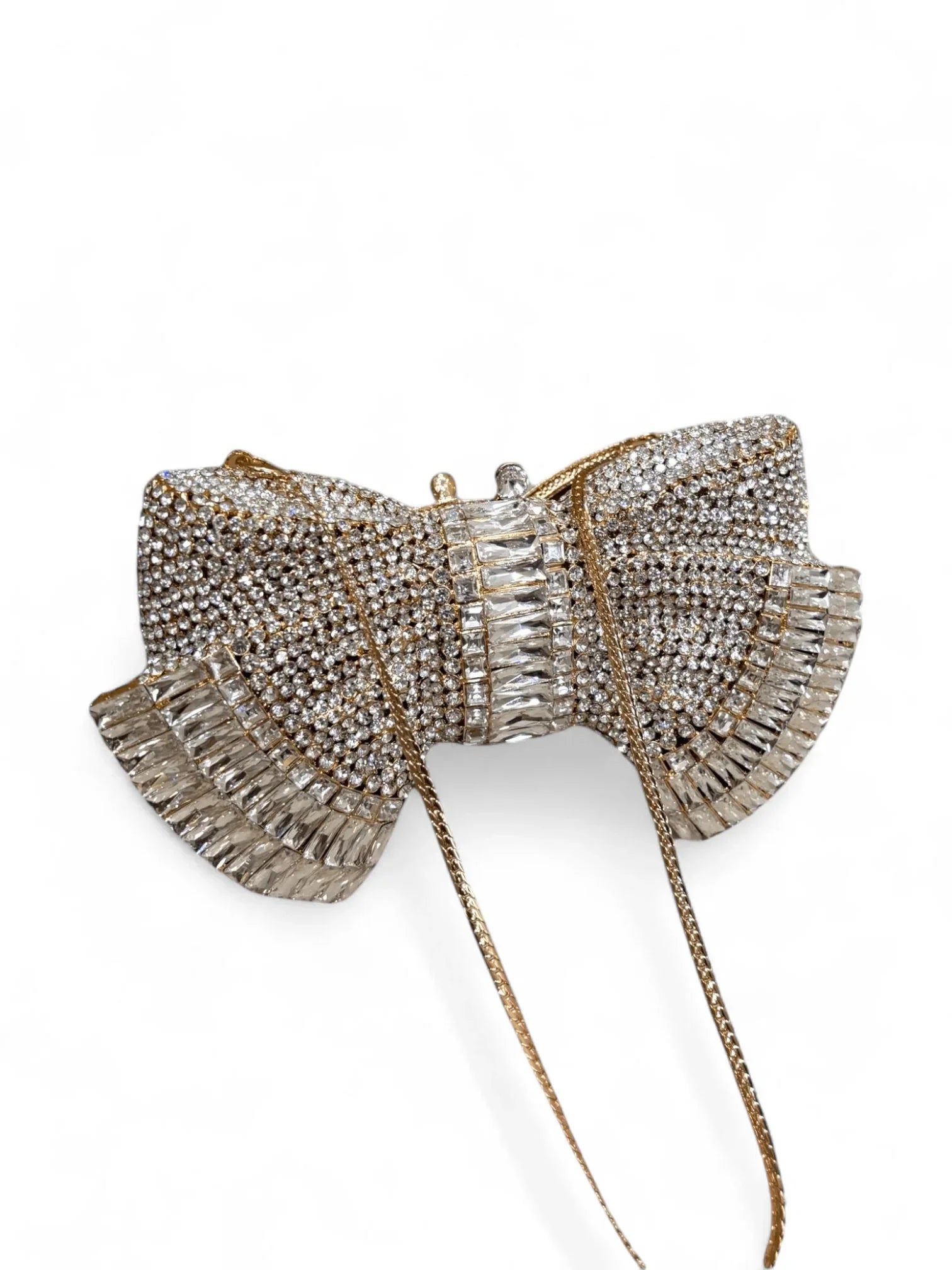 Bow Clutch Silver gold - Wagon Horse